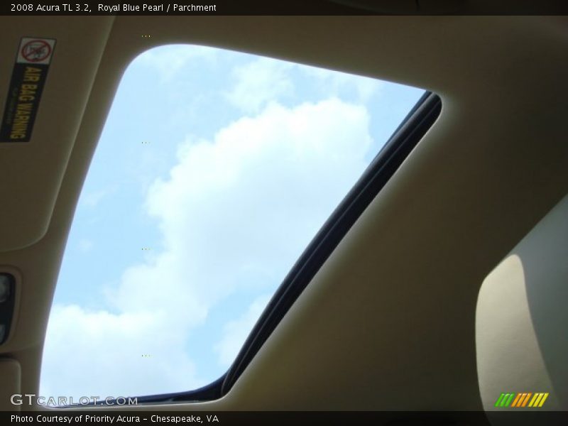 Royal Blue Pearl / Parchment 2008 Acura TL 3.2