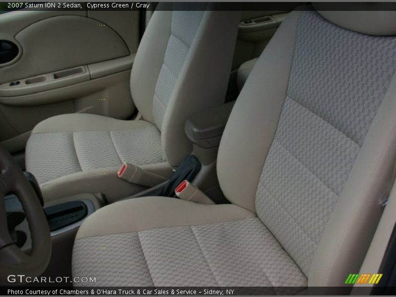 Cypress Green / Gray 2007 Saturn ION 2 Sedan