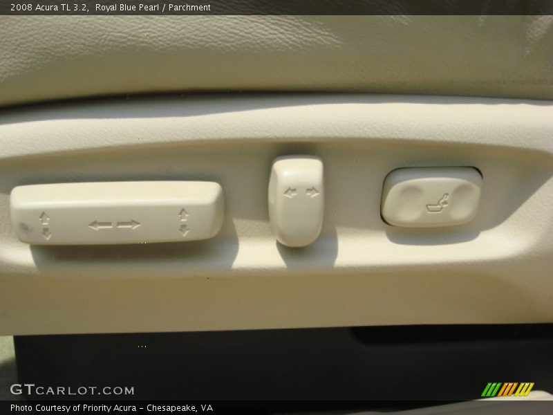 Royal Blue Pearl / Parchment 2008 Acura TL 3.2