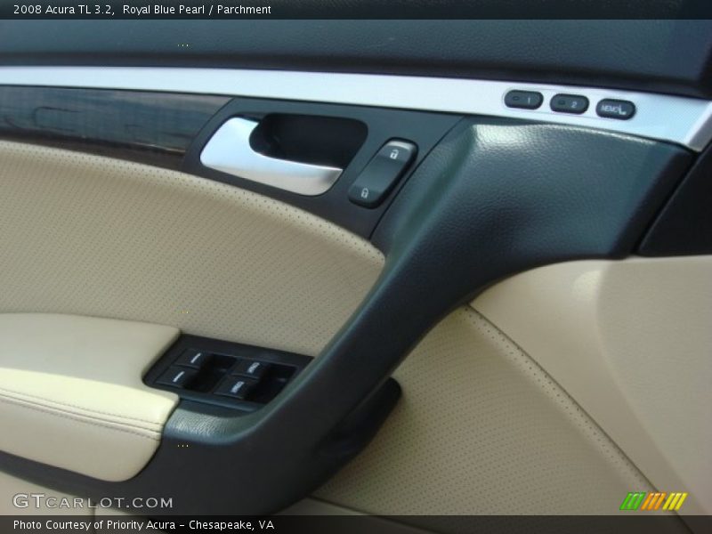 Royal Blue Pearl / Parchment 2008 Acura TL 3.2