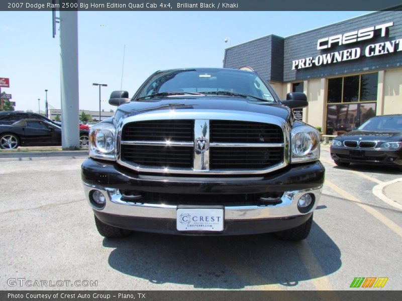 Brilliant Black / Khaki 2007 Dodge Ram 2500 Big Horn Edition Quad Cab 4x4