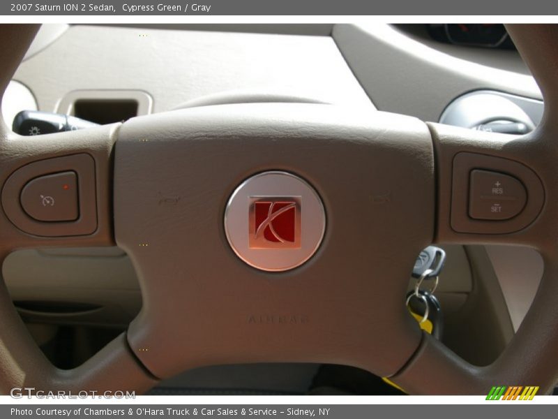 Cypress Green / Gray 2007 Saturn ION 2 Sedan