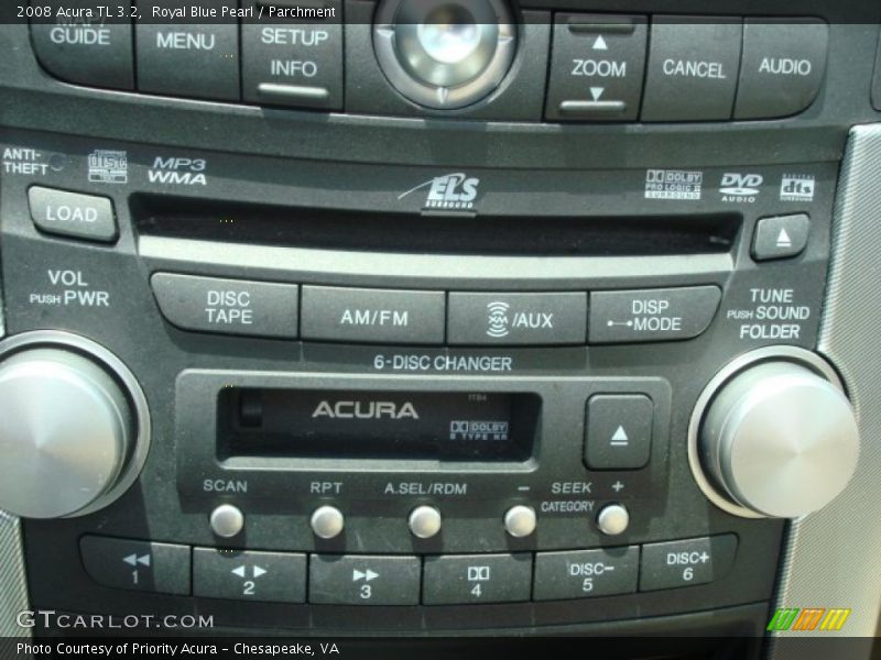 Royal Blue Pearl / Parchment 2008 Acura TL 3.2