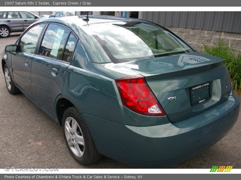 Cypress Green / Gray 2007 Saturn ION 2 Sedan