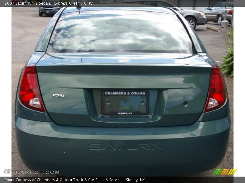 Cypress Green / Gray 2007 Saturn ION 2 Sedan