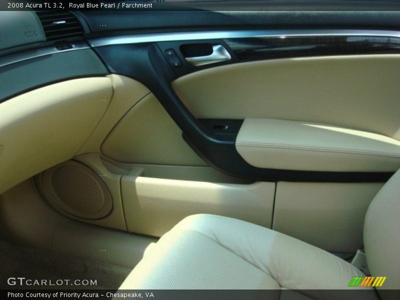 Royal Blue Pearl / Parchment 2008 Acura TL 3.2
