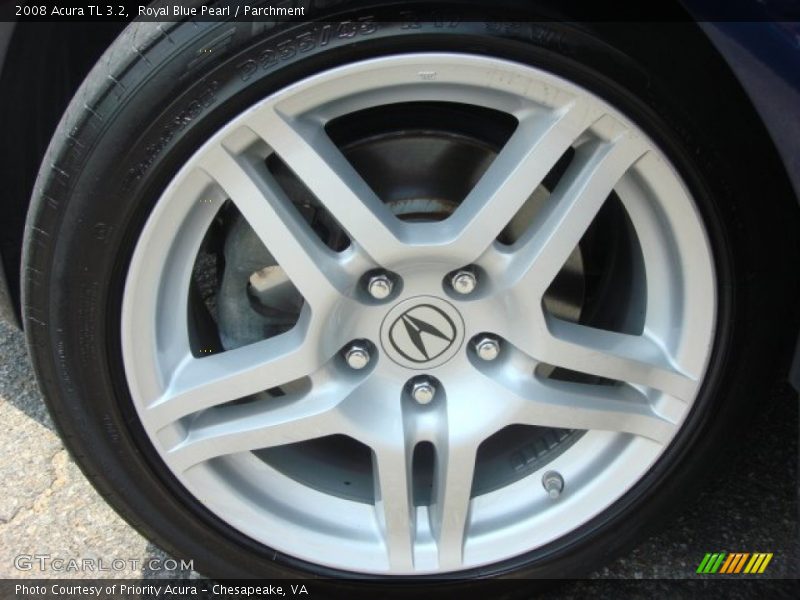 Royal Blue Pearl / Parchment 2008 Acura TL 3.2