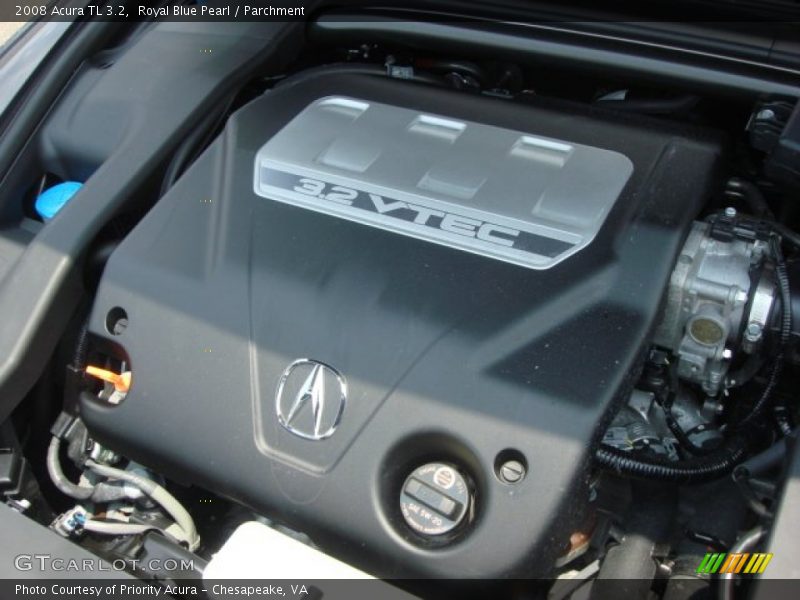 Royal Blue Pearl / Parchment 2008 Acura TL 3.2