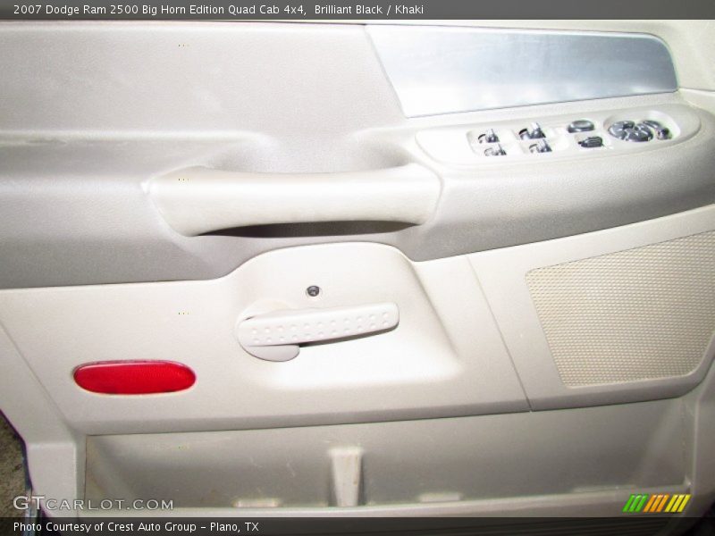 Brilliant Black / Khaki 2007 Dodge Ram 2500 Big Horn Edition Quad Cab 4x4