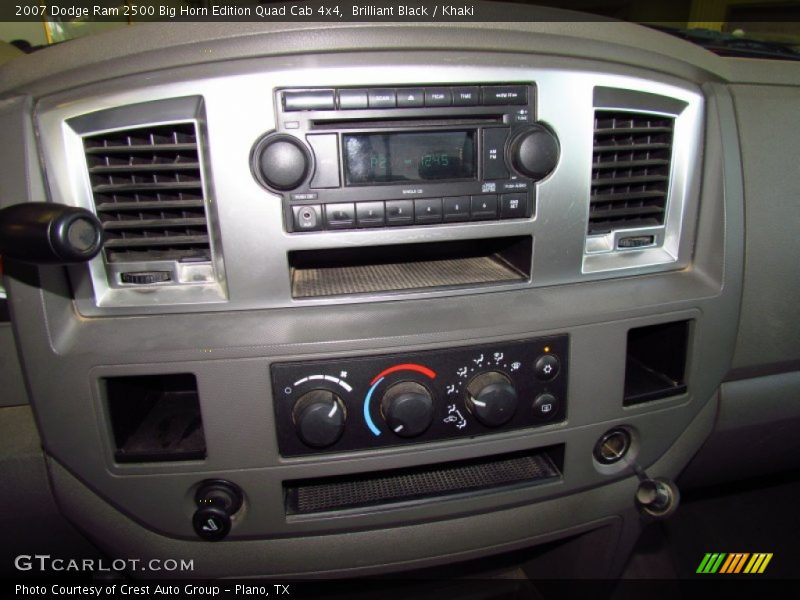 Brilliant Black / Khaki 2007 Dodge Ram 2500 Big Horn Edition Quad Cab 4x4