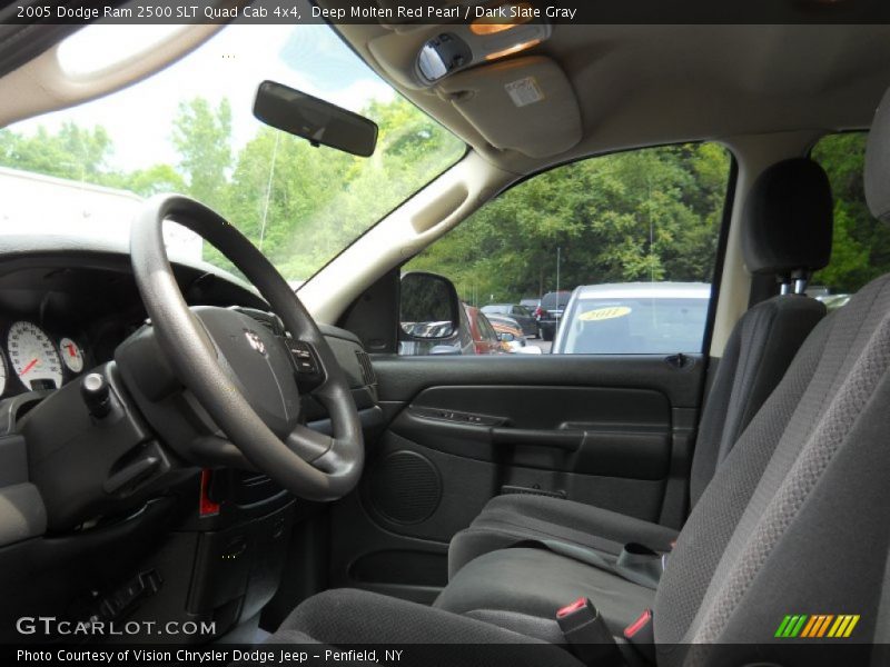 Deep Molten Red Pearl / Dark Slate Gray 2005 Dodge Ram 2500 SLT Quad Cab 4x4