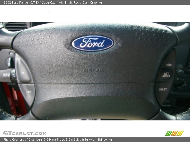 Bright Red / Dark Graphite 2002 Ford Ranger XLT FX4 SuperCab 4x4