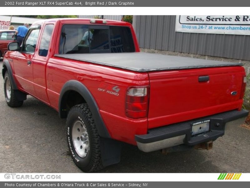 Bright Red / Dark Graphite 2002 Ford Ranger XLT FX4 SuperCab 4x4