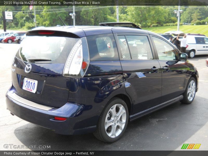 Stormy Blue Mica / Black 2010 Mazda MAZDA5 Grand Touring