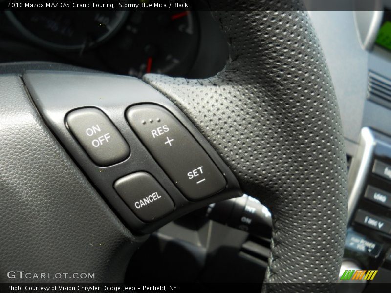 Stormy Blue Mica / Black 2010 Mazda MAZDA5 Grand Touring