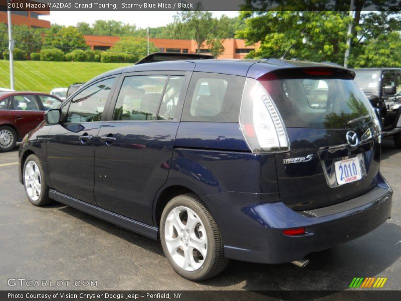 Stormy Blue Mica / Black 2010 Mazda MAZDA5 Grand Touring