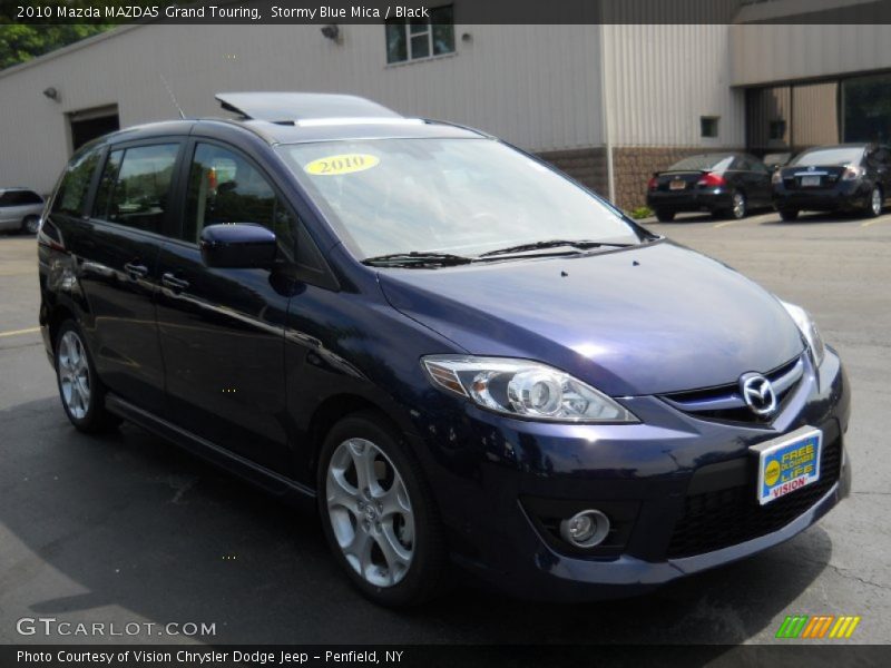 Stormy Blue Mica / Black 2010 Mazda MAZDA5 Grand Touring