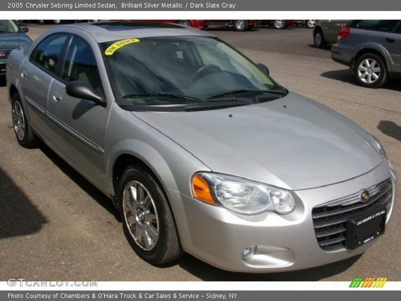 Brilliant Silver Metallic / Dark Slate Gray 2005 Chrysler Sebring Limited Sedan