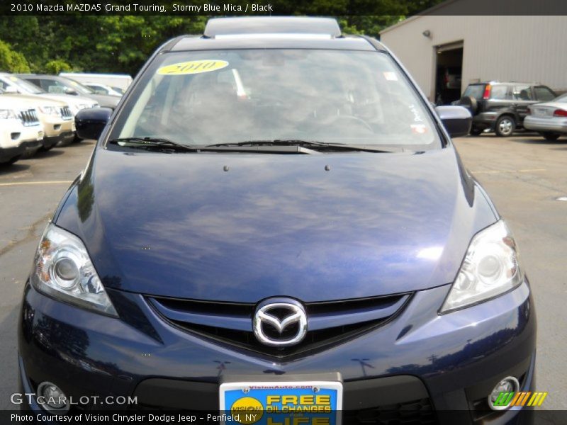 Stormy Blue Mica / Black 2010 Mazda MAZDA5 Grand Touring