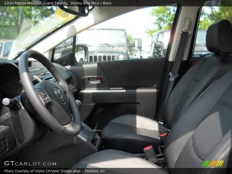 Stormy Blue Mica / Black 2010 Mazda MAZDA5 Grand Touring