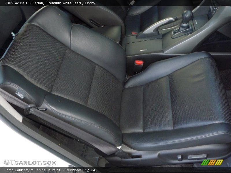 Premium White Pearl / Ebony 2009 Acura TSX Sedan