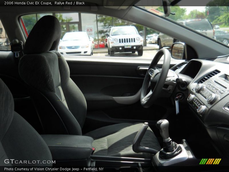 Rallye Red / Black 2006 Honda Civic EX Coupe