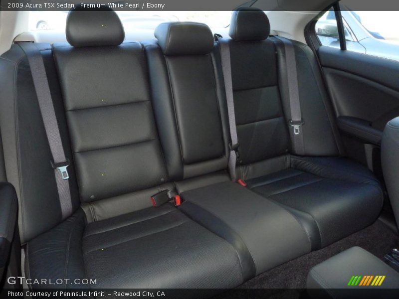 Premium White Pearl / Ebony 2009 Acura TSX Sedan