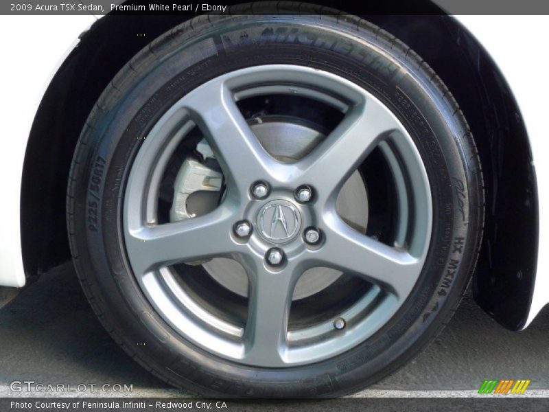 Premium White Pearl / Ebony 2009 Acura TSX Sedan