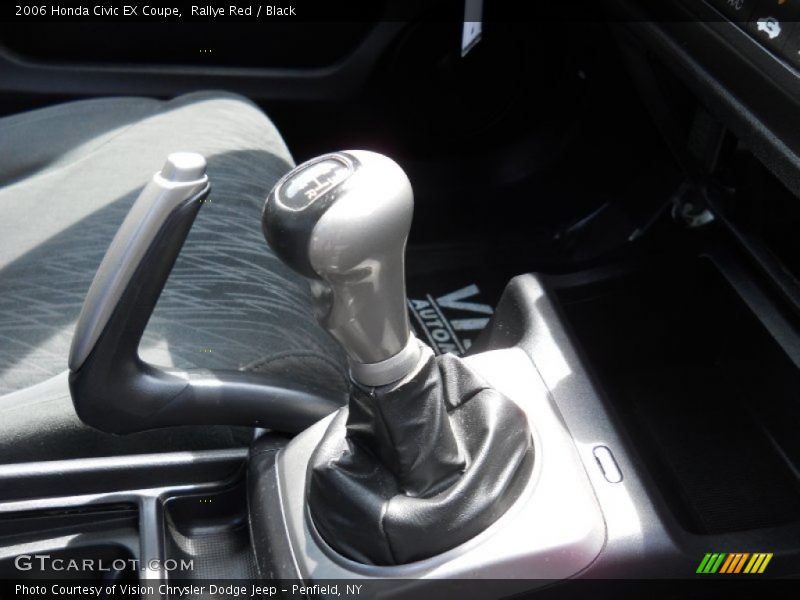 Rallye Red / Black 2006 Honda Civic EX Coupe