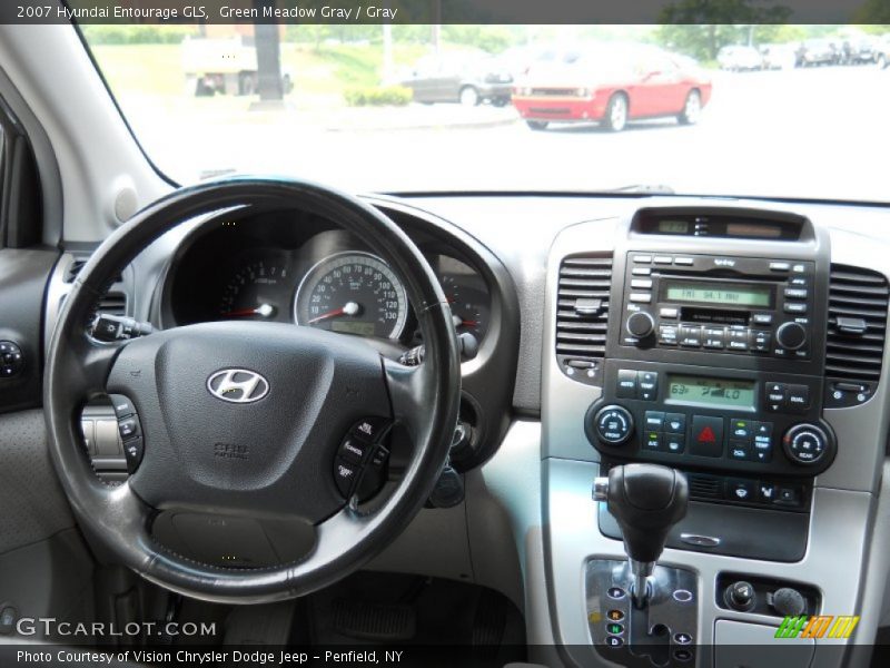 Green Meadow Gray / Gray 2007 Hyundai Entourage GLS