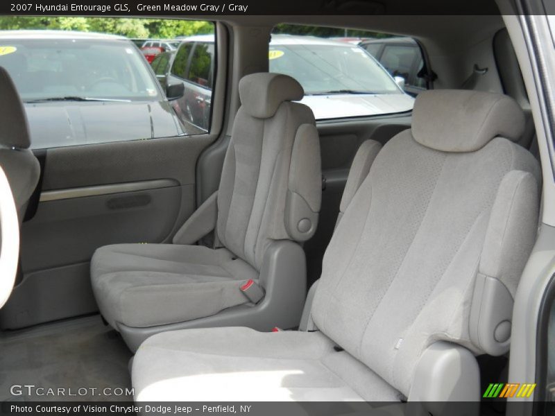 Green Meadow Gray / Gray 2007 Hyundai Entourage GLS