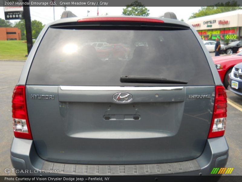 Green Meadow Gray / Gray 2007 Hyundai Entourage GLS