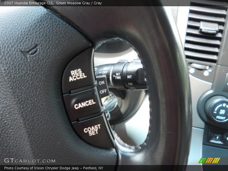 Green Meadow Gray / Gray 2007 Hyundai Entourage GLS
