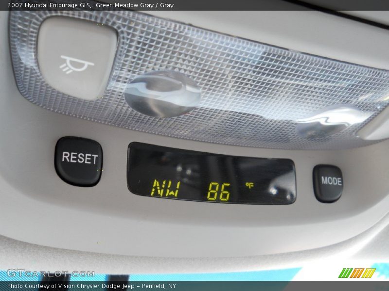 Green Meadow Gray / Gray 2007 Hyundai Entourage GLS