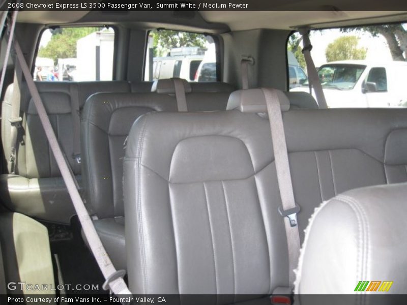 Summit White / Medium Pewter 2008 Chevrolet Express LS 3500 Passenger Van