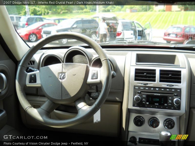 Inferno Red Crystal Pearl / Dark Khaki/Medium Khaki 2007 Dodge Nitro SLT