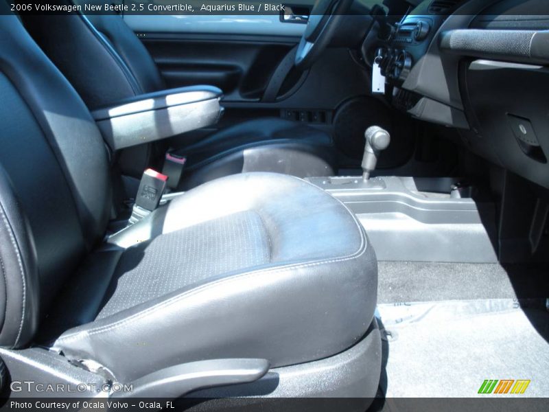 Aquarius Blue / Black 2006 Volkswagen New Beetle 2.5 Convertible