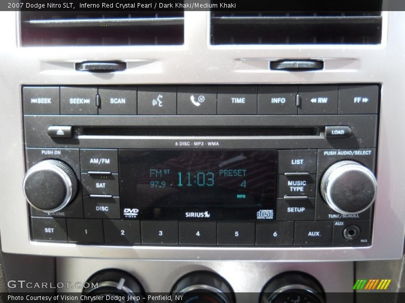 Inferno Red Crystal Pearl / Dark Khaki/Medium Khaki 2007 Dodge Nitro SLT