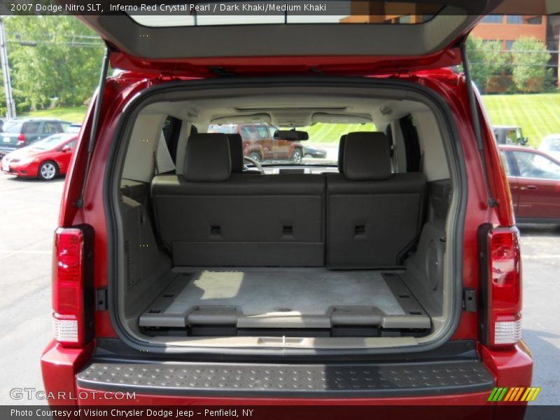 Inferno Red Crystal Pearl / Dark Khaki/Medium Khaki 2007 Dodge Nitro SLT