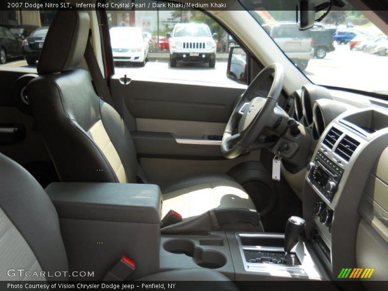 Inferno Red Crystal Pearl / Dark Khaki/Medium Khaki 2007 Dodge Nitro SLT