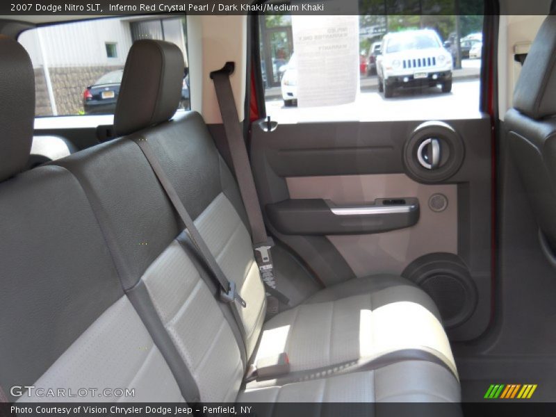 Inferno Red Crystal Pearl / Dark Khaki/Medium Khaki 2007 Dodge Nitro SLT