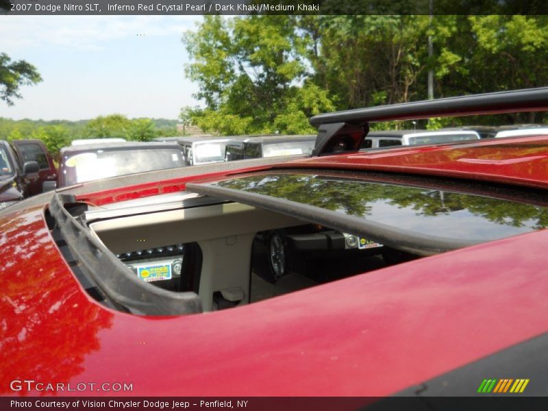 Inferno Red Crystal Pearl / Dark Khaki/Medium Khaki 2007 Dodge Nitro SLT