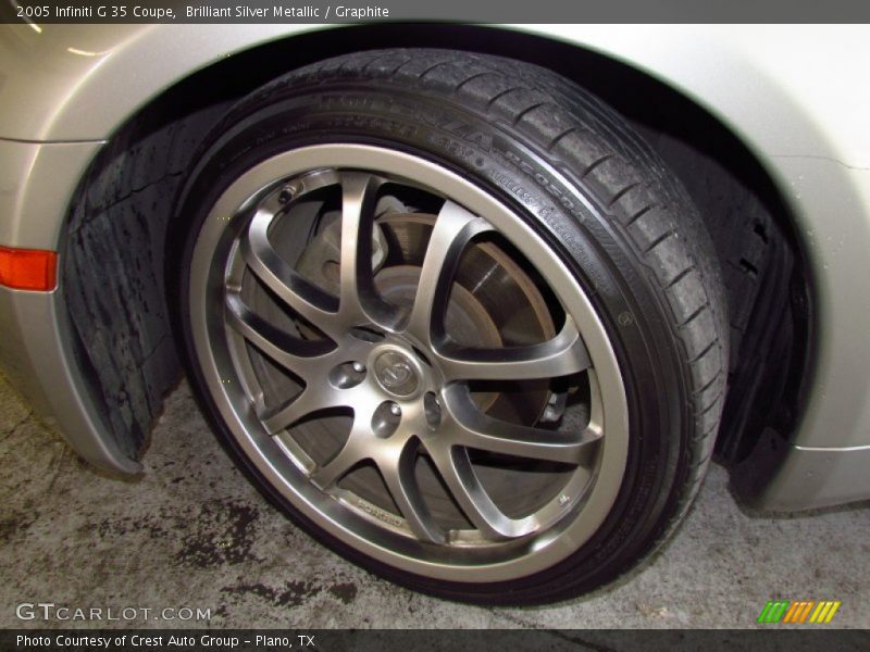 Brilliant Silver Metallic / Graphite 2005 Infiniti G 35 Coupe