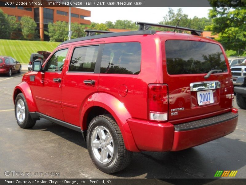 Inferno Red Crystal Pearl / Dark Khaki/Medium Khaki 2007 Dodge Nitro SLT