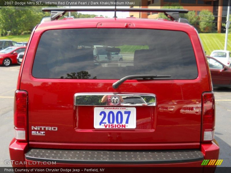 Inferno Red Crystal Pearl / Dark Khaki/Medium Khaki 2007 Dodge Nitro SLT