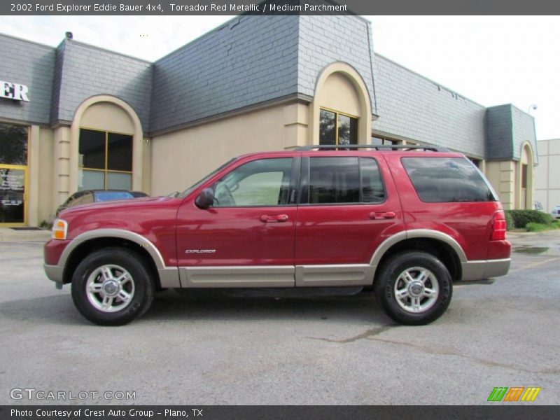 Toreador Red Metallic / Medium Parchment 2002 Ford Explorer Eddie Bauer 4x4