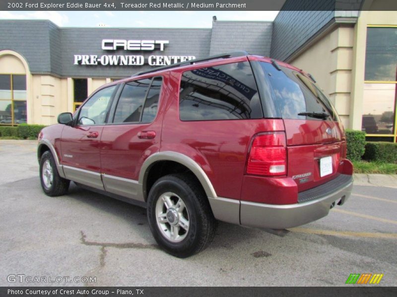 Toreador Red Metallic / Medium Parchment 2002 Ford Explorer Eddie Bauer 4x4