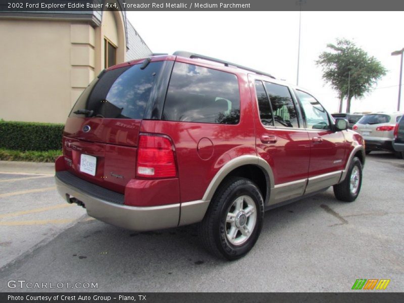 Toreador Red Metallic / Medium Parchment 2002 Ford Explorer Eddie Bauer 4x4