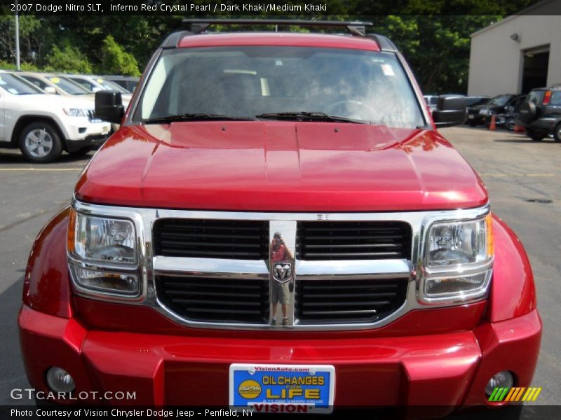 Inferno Red Crystal Pearl / Dark Khaki/Medium Khaki 2007 Dodge Nitro SLT