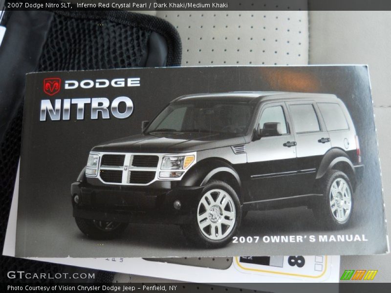 Inferno Red Crystal Pearl / Dark Khaki/Medium Khaki 2007 Dodge Nitro SLT